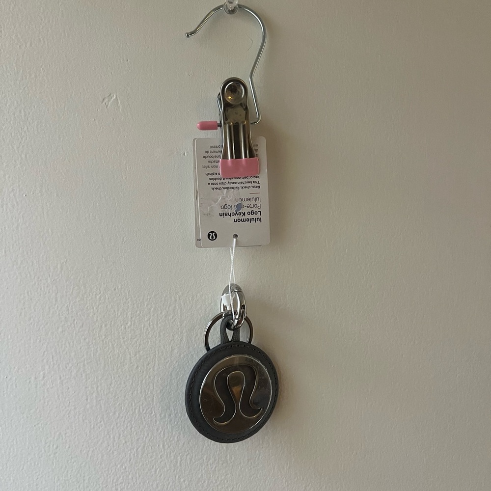 NWT RARE Lululemon Black Keychain